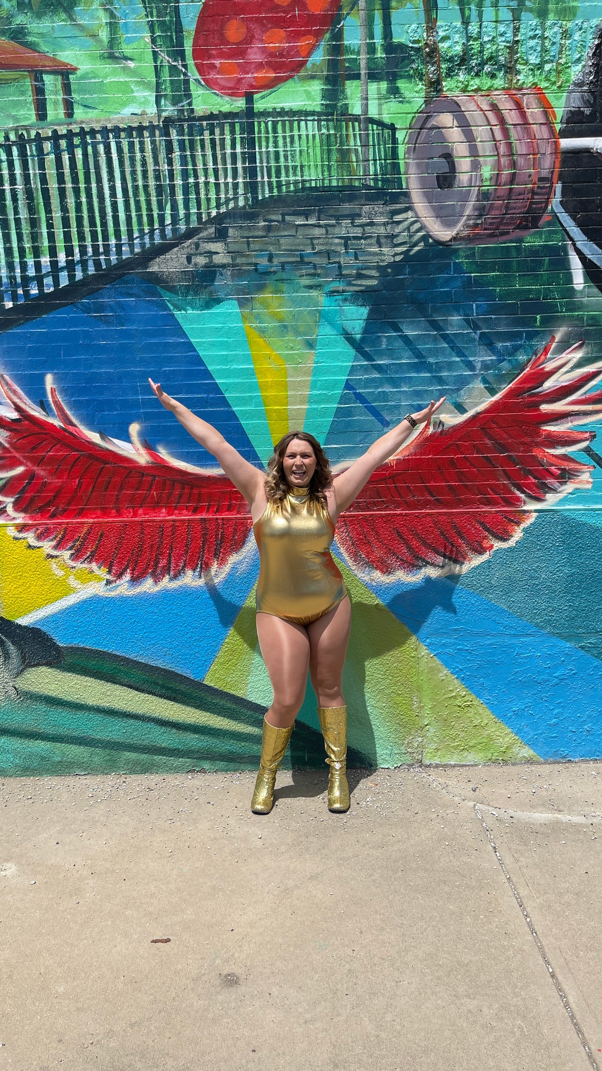 The Infamous GOLD Leotard