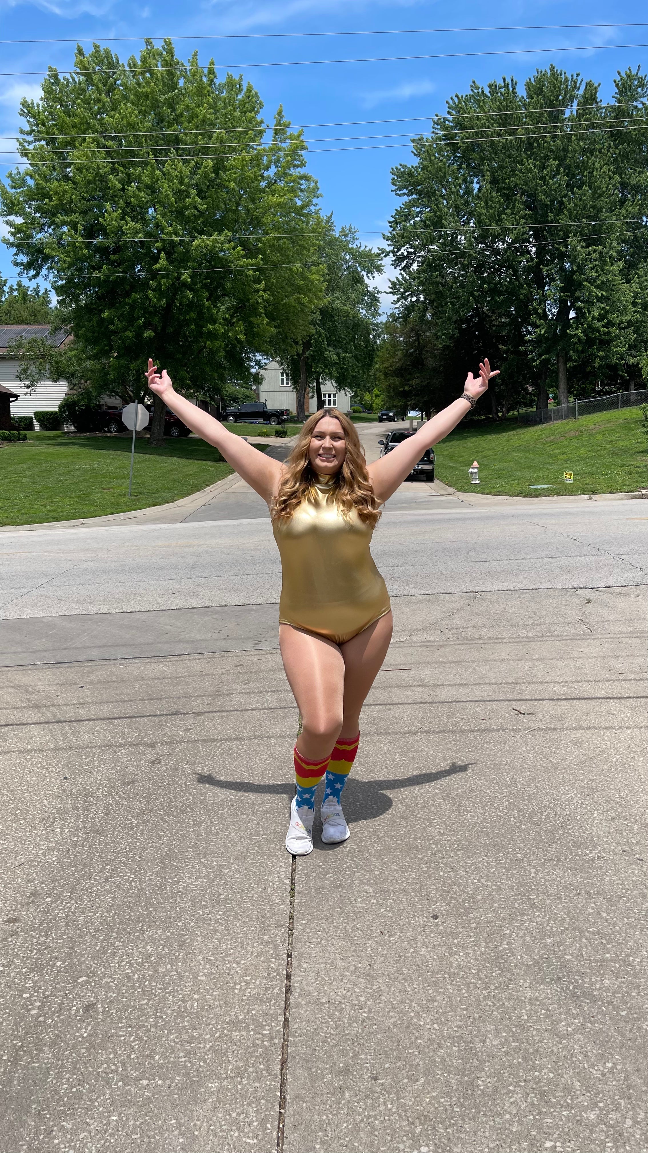 The Infamous GOLD Leotard
